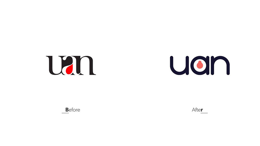 Sự thay đổi về thiết kế logo thương hiệu UAN Marketing bắt nguồn từ kiểu chữ