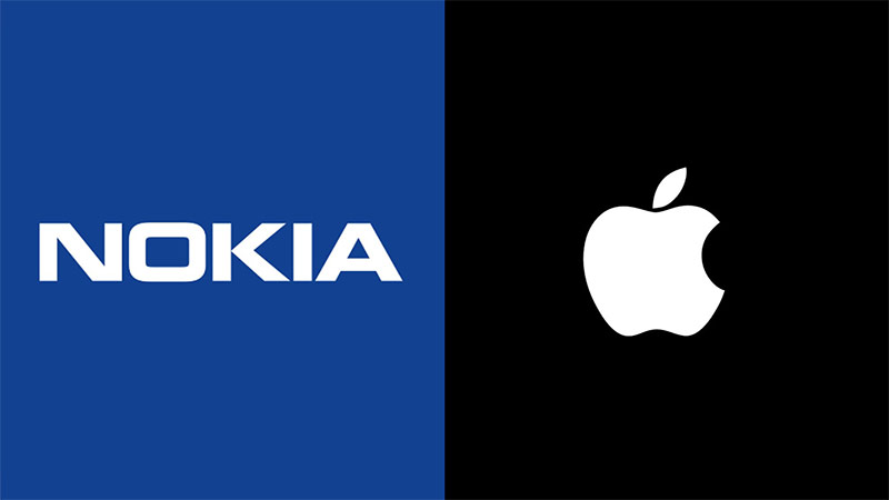 Logo Nokia và Apple