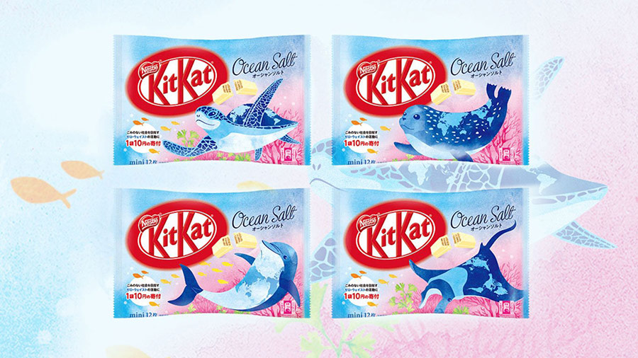 “Cú hattrick” khẳng định vị thế thương hiệu qua thiết kế bao bì - Kitkat Ocean Salt