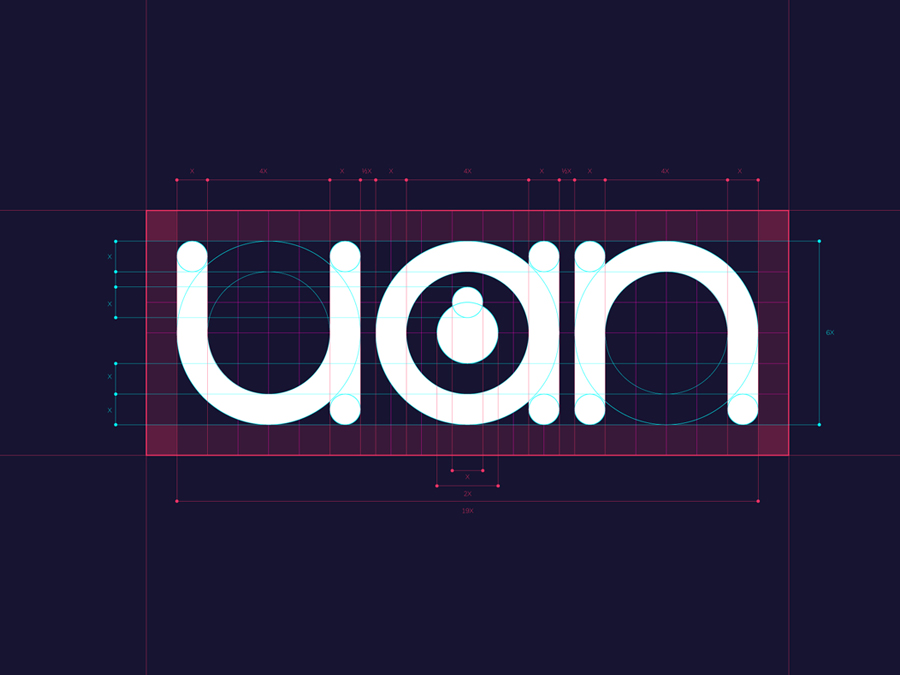 Logo UAN, Cộng đồng truyền thông và Marketing năng động nhất Việt Nam do Vũ Digital thiết kế.