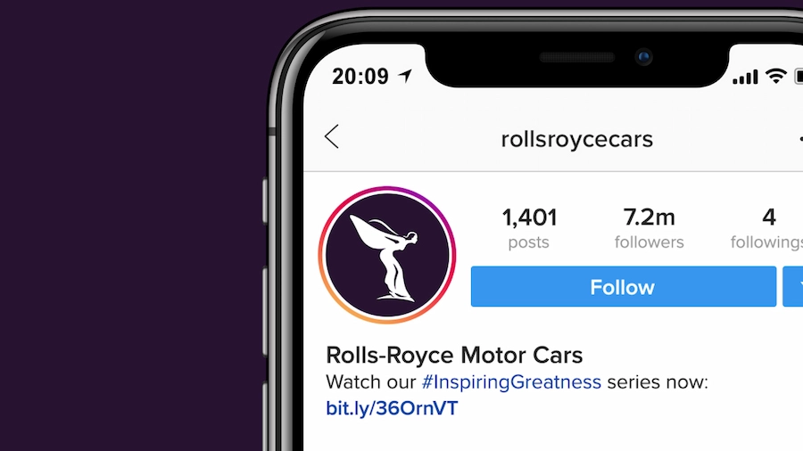 thiết kế thương hiệu rolls royce