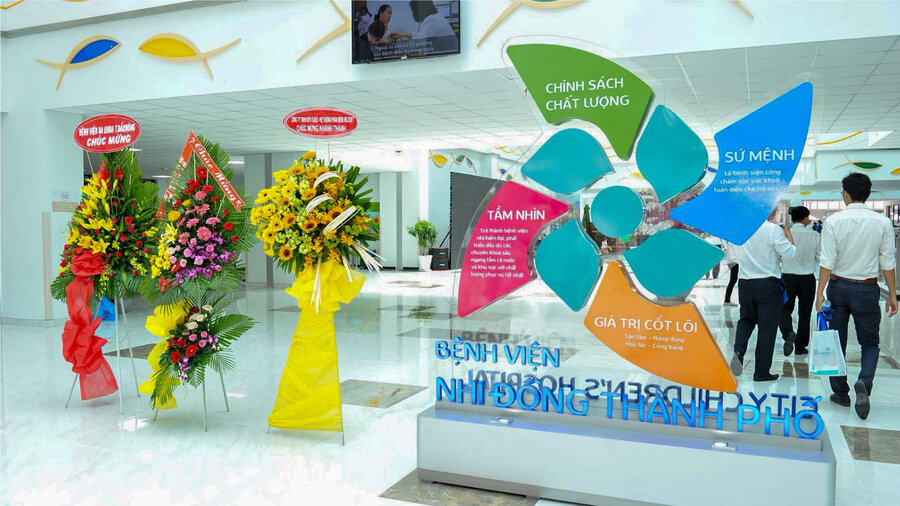 Dự án thiết kế thương hiệu Bệnh Viện Nhi Đồng TPHCM được Vũ Digital thực hiện (ảnh: vudigital.co)