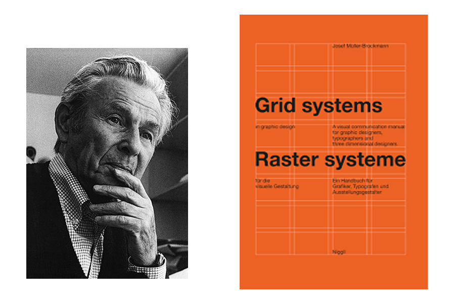 Josef Müller-Brockmann và tác phẩm “Grid System in Graphic Design” (ảnh: vudigital.co)