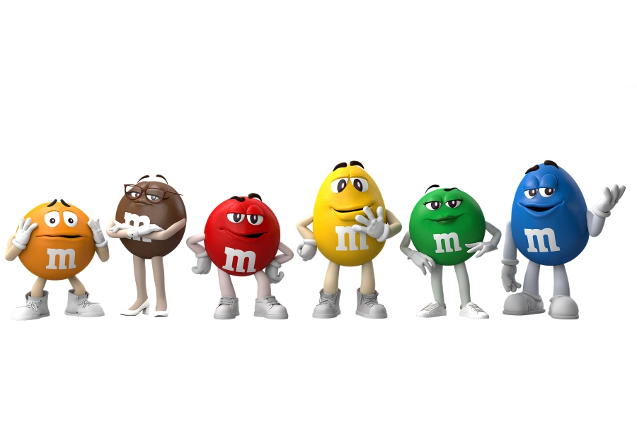 Mascot là gì: Những viên kẹo nổi tiếng từ thương hiệu M&amp;M (ảnh: Washington Post)