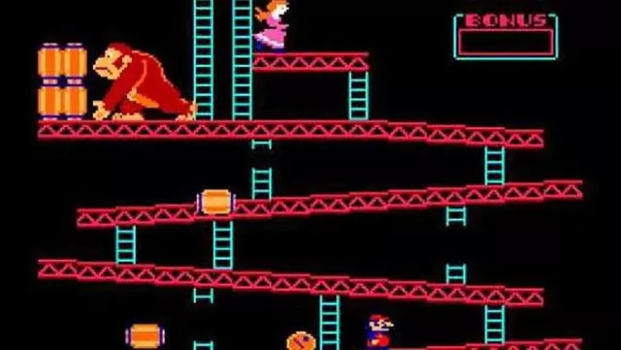 Mario lần đầu xuất hiện trong trò chơi Donkey Kong, năm 1981 (ảnh: Game Skinny)
