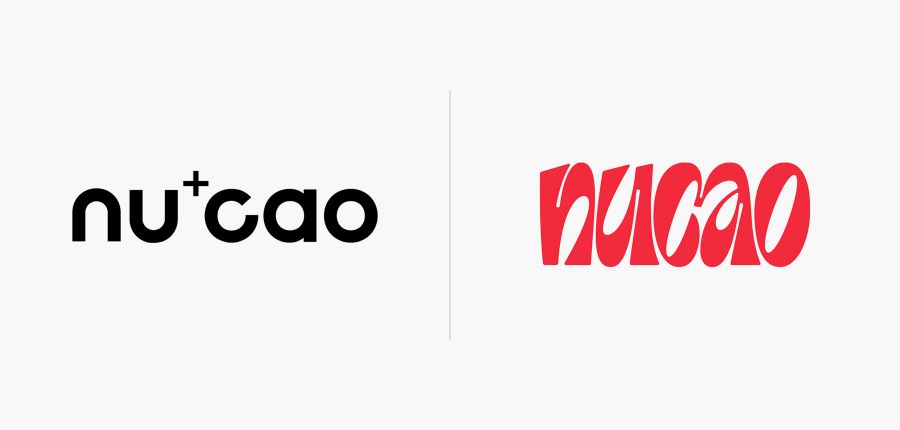 Logo thương hiệu sô cô la Nucao (ảnh: thedesignest)