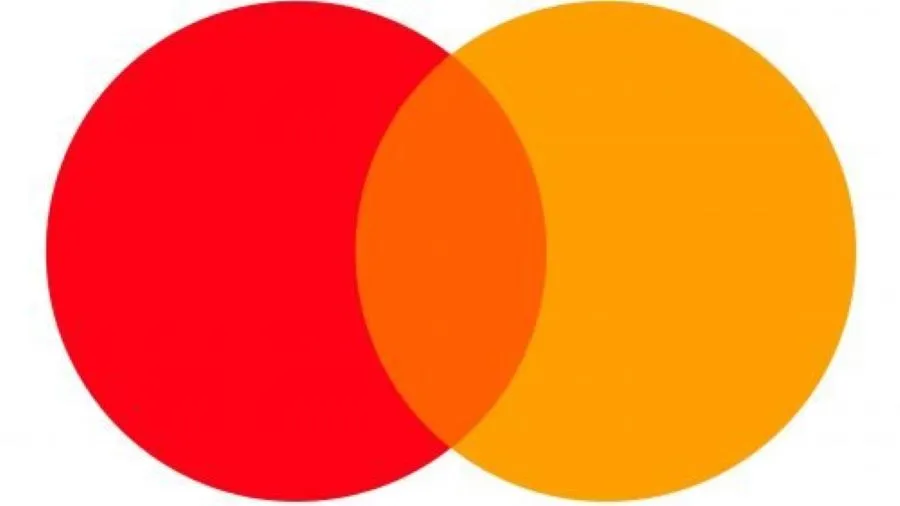 Logo Mastercard với hai hình tròn mang tính biểu tượng (ảnh: 100logos)