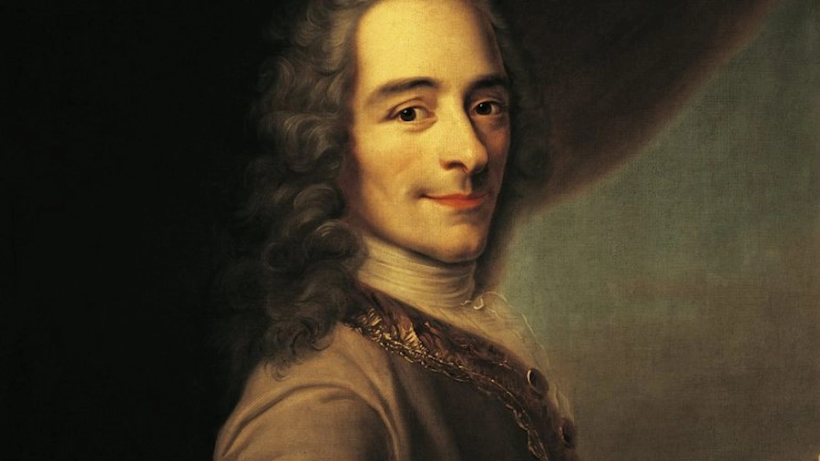 Chân dung nhà văn người Pháp Voltaire (ảnh: Observador).