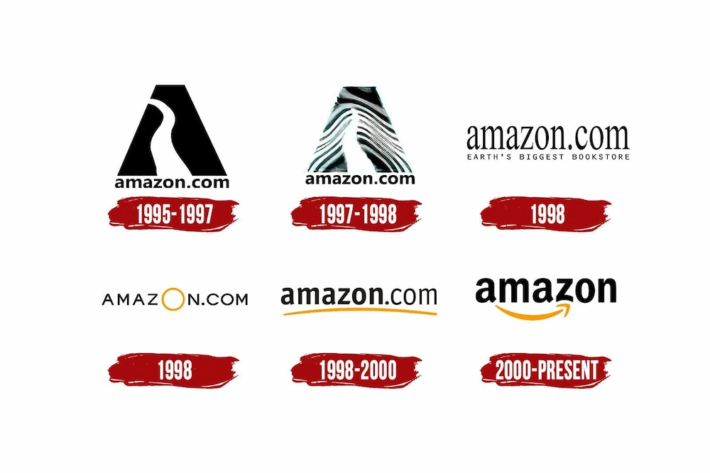Lịch sử thiết kế logo nổi tiếng của amazon (ảnh: PhoneArena).