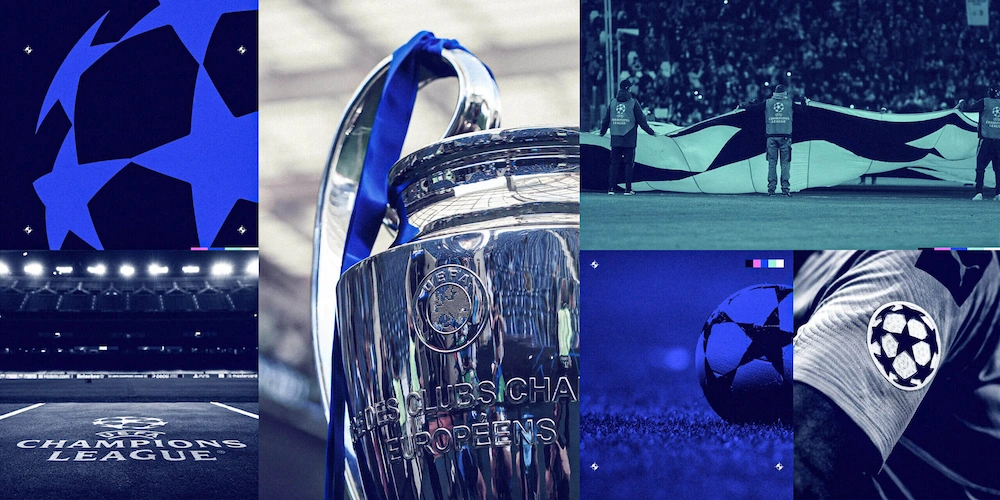 Không cần đến logo nhiều người chỉ cần "nghe nhạc" là nhớ ngay đến UEFA Champions League (ảnh: The Athletic).