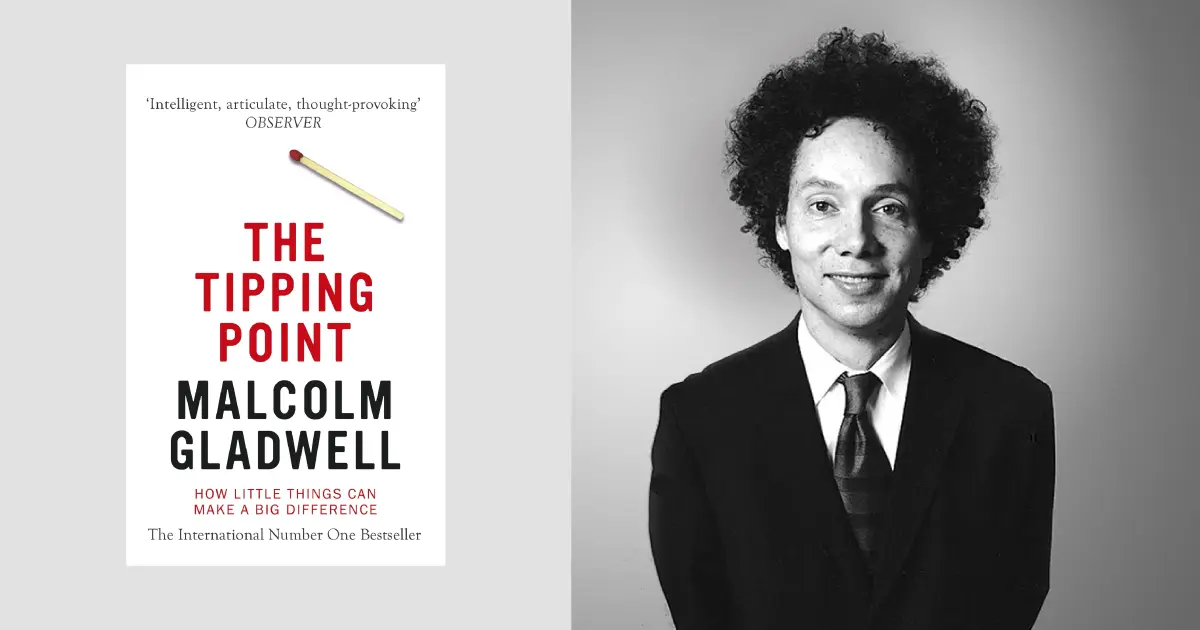 The Tipping Point (Điểm Bùng Phát) và tác giả Malcolm Gladwell (ảnh: internet)