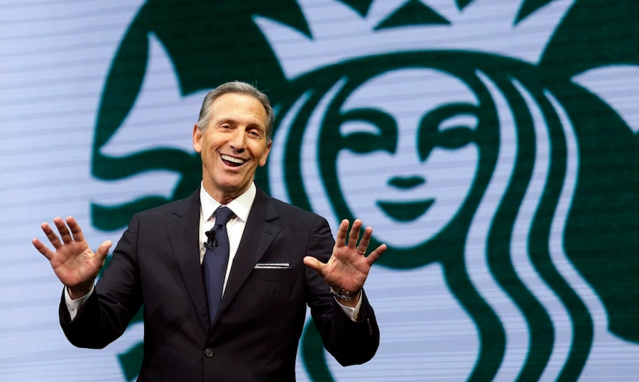 Howard Schultz chưa từng có ý định nhượng quyền Starbucks (ảnh: NBC News).